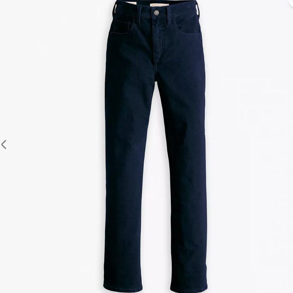 Levi's® Premium 724 High Rise Straight Corduroy Women's Jeans 29 Dark Chocolate